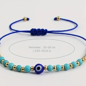 Evil eye beaded bracelet